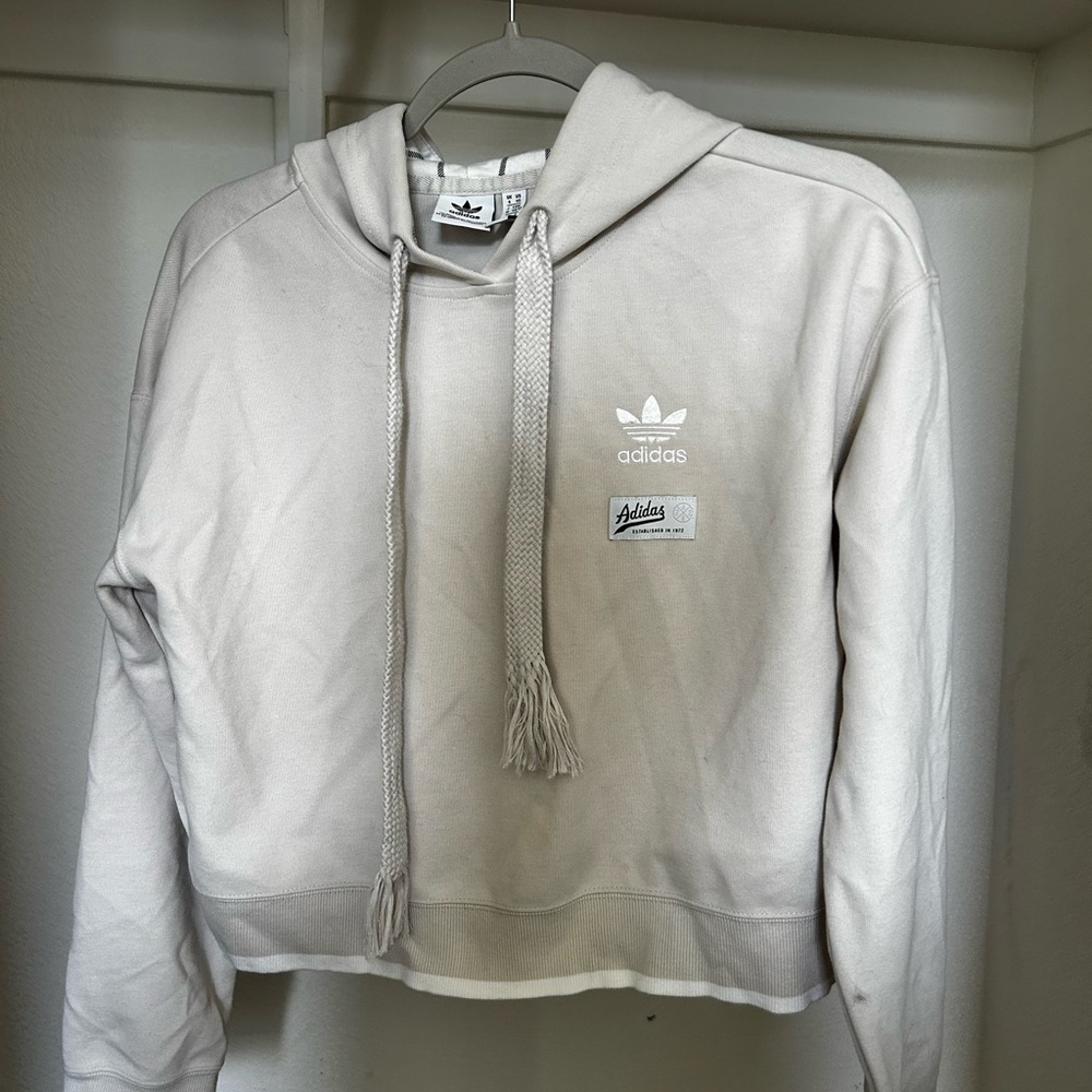 Adidas Originals Cropped Hoodie | Women's M